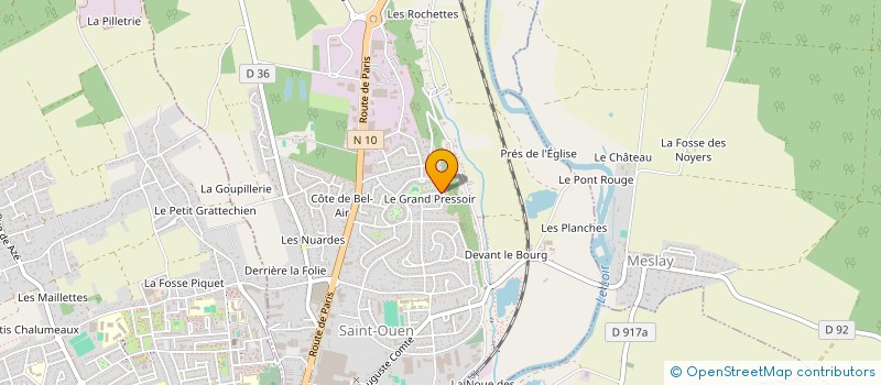 localisation de l'entreprise LA MAISONNETTE ENCHANTEE  SAINT-OUEN