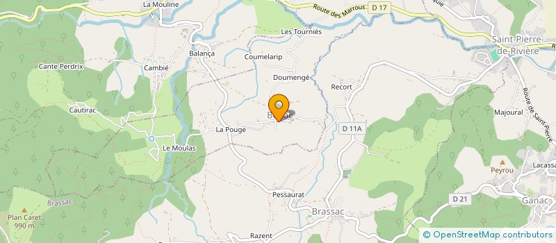 localisation de l'entreprise LA MAISOU à BENAC