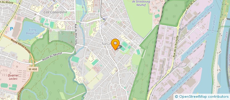 localisation de l'entreprise LA MAITRISE DU VERRE SERVICES à STRASBOURG