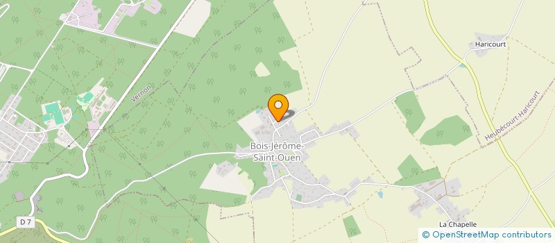 localisation de l'entreprise LA MAIXERIE  BOIS-JEROME-SAINT-OUEN