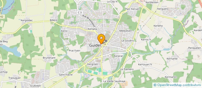 localisation de l'entreprise LA MAIZHON DES GIRAFES à GUIDEL