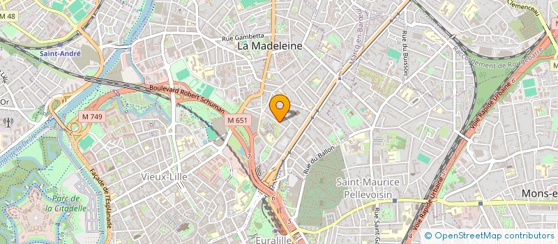 localisation de l'entreprise LA MAIZON à LA MADELEINE