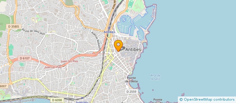 localisation de l'entreprise LA MAIZON TRAITEUR à ANTIBES