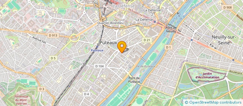 localisation de l'entreprise LA MAJDOLINA à PUTEAUX