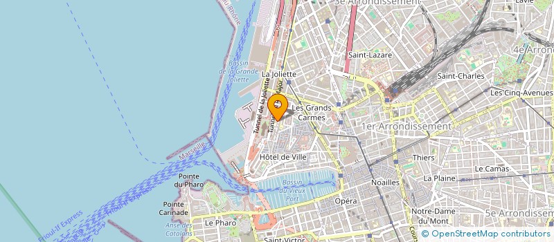 localisation de l'entreprise LA MAJORETTE à MARSEILLE 2EME