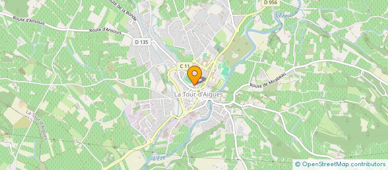 localisation de l'entreprise LA MAJORIE  LA TOUR-D'AIGUES