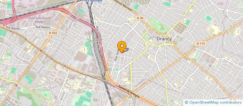localisation de l'entreprise LA MALA TP à DRANCY