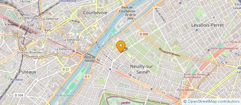 localisation de l'entreprise LA MALADIE VEINEUSE à NEUILLY-SUR-SEINE