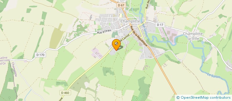 localisation de l'entreprise LA MALADIERE à CHAMPLITTE