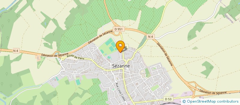 localisation de l'entreprise LA MALADIERE à SEZANNE