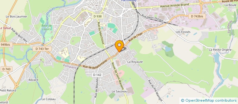 localisation de l'entreprise LA MALADRERIE  POMPAIRE