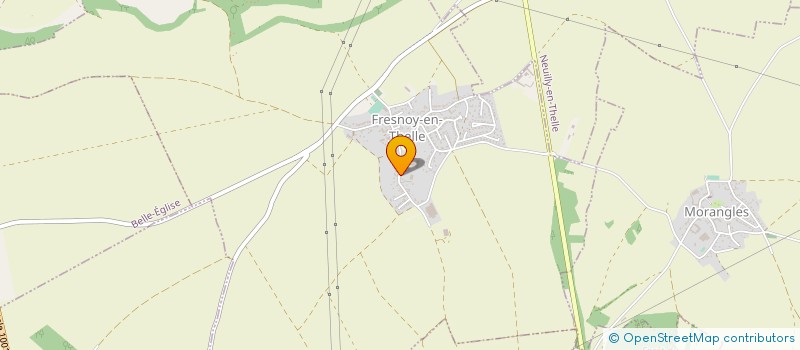 localisation de l'entreprise LA MALADRERIE  FRESNOY-EN-THELLE