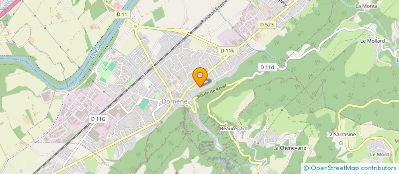 localisation de l'entreprise LA MALAGUENA  DOMENE