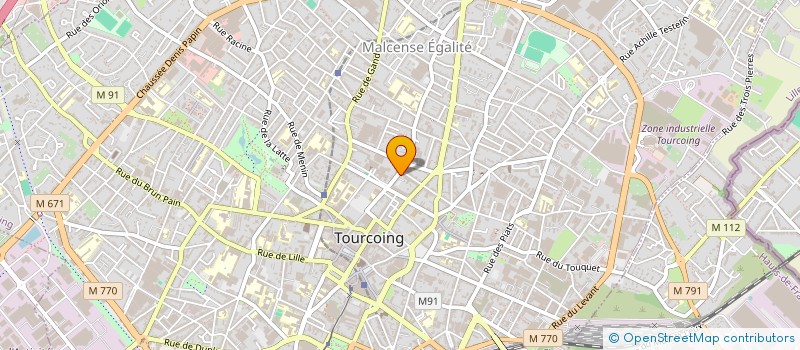 localisation de l'entreprise LA MALCENSE  TOURCOING