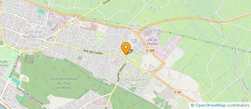 localisation de l'entreprise LA MALE à SAINT-JEAN-DE-MONTS