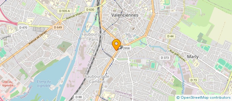 localisation de l'entreprise LA MALICE à VALENCIENNES