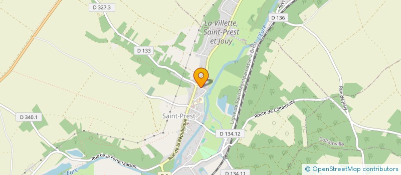 localisation de l'entreprise LA MALICE à SAINT-PREST
