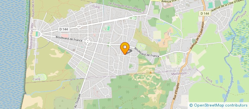 localisation de l'entreprise LA MALICETTE  CUCQ