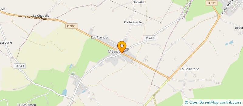 localisation de l'entreprise LA MALICIA  BAUPTE