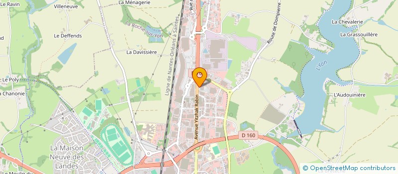 localisation de l'entreprise LA MALIGORNE à LA ROCHE-SUR-YON