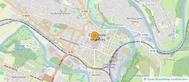 localisation de l'entreprise LA MALINERIE à CHARLEVILLE-MEZIERES