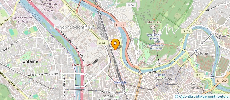 localisation de l'entreprise LA MALISSON CAFE à GRENOBLE