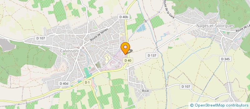 localisation de l'entreprise LA MALIZIA BADOLATESE  CALVISSON