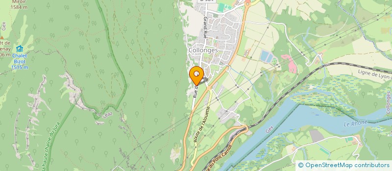 localisation de l'entreprise LA MALL'MOTTE  COLLONGES