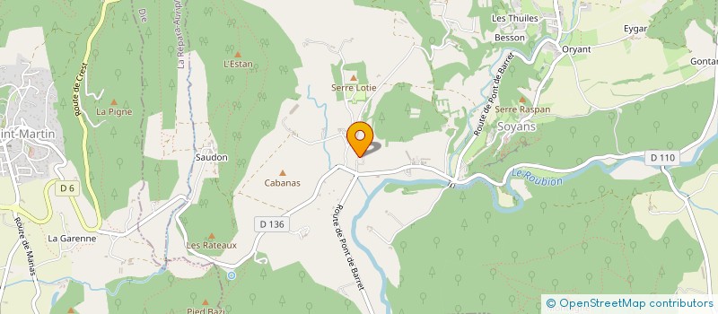 localisation de l'entreprise LA MALLE  SOYANS