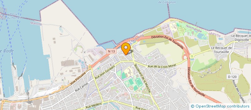 localisation de l'entreprise LA MALLE A DYS  CHERBOURG-EN-COTENTIN