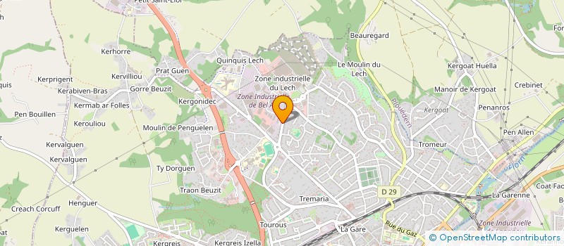localisation de l'entreprise LA MALLE AUX AFFAIRES à LANDERNEAU