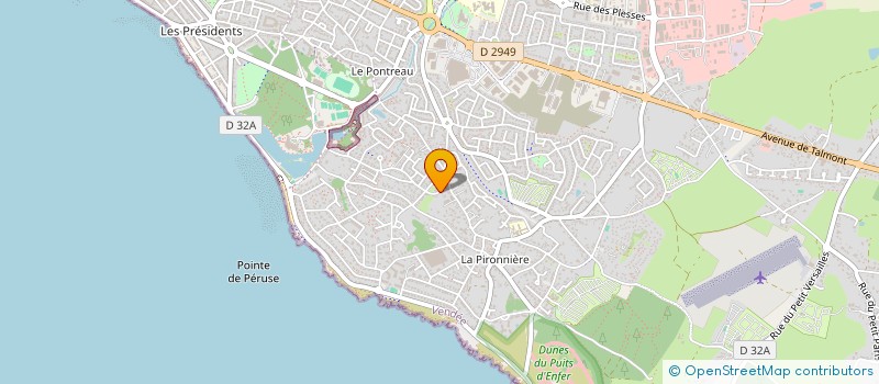 localisation de l'entreprise LA MALLE AUX COSTUMES à LES SABLES D'OLONNE