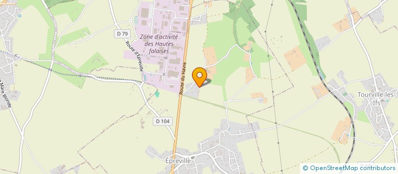 localisation de l'entreprise LA MALLE AUX COSTUMES  EPREVILLE