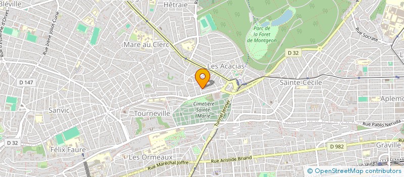 localisation de l'entreprise LA MALLE AUX ETOILES  LE HAVRE