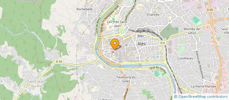 localisation de l'entreprise LA MALLE AUX LAINES à ALES