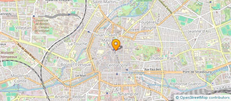 localisation de l'entreprise LA MALLE AUX LIVRES à RENNES