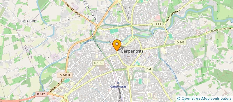 localisation de l'entreprise LA MALLE AUX TRESORS à CARPENTRAS