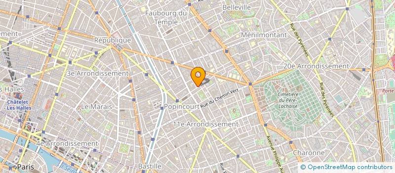 localisation de l'entreprise LA MALLE BERNARD à PARIS