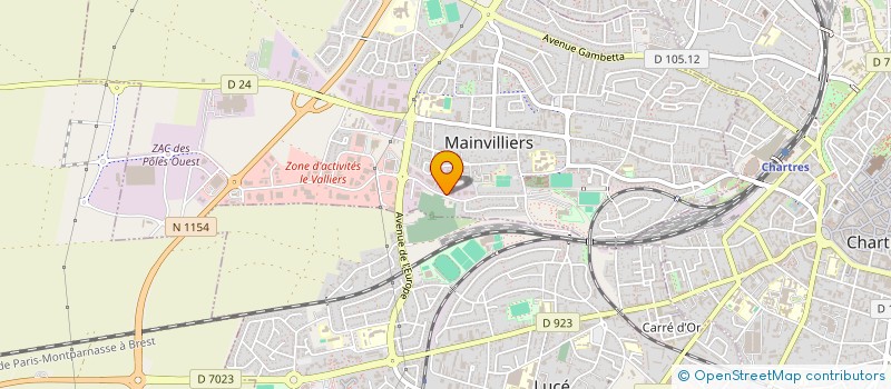 localisation de l'entreprise LA MALLE DE CAROLINE à MAINVILLIERS