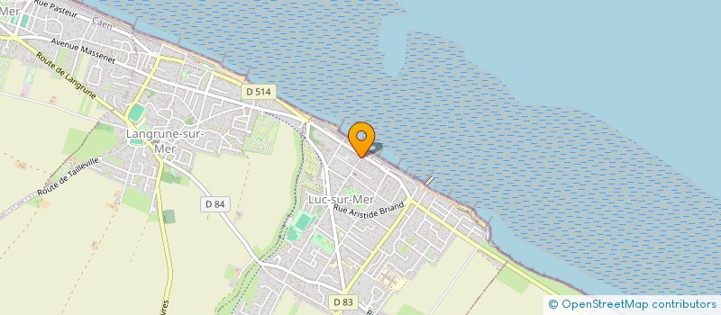 localisation de l'entreprise LA MALLE DES LUTINS  LUC-SUR-MER