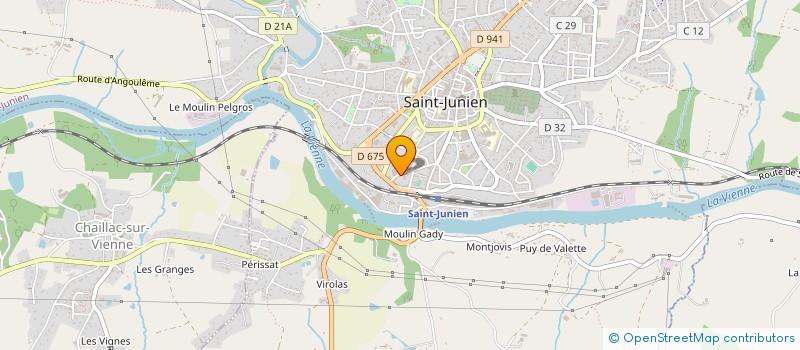 localisation de l'entreprise LA MALLE ENCHANTEE à SAINT-JUNIEN