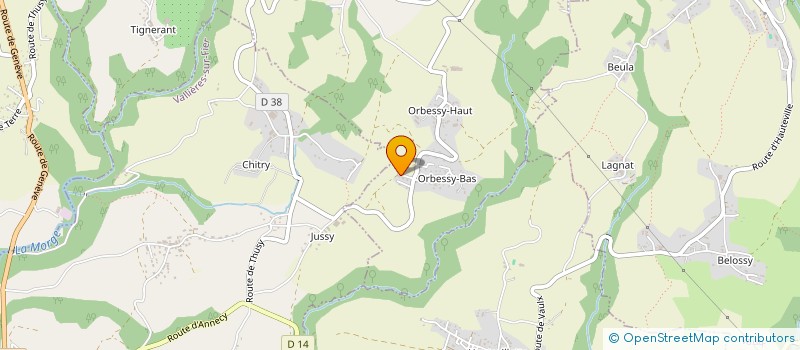 localisation de l'entreprise LA MALLE POSTE  SAINT-EUSEBE