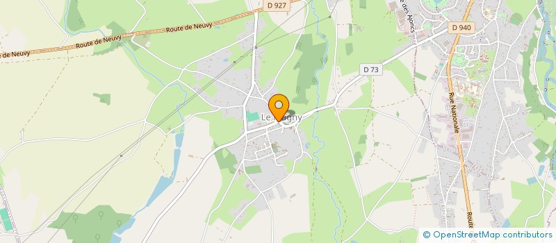 localisation de l'entreprise LA MALLE POSTE à LE MAGNY