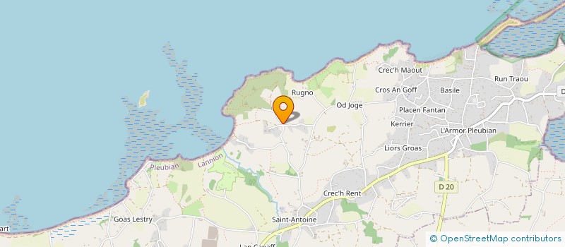 localisation de l'entreprise LA MALORNE  PLEUBIAN