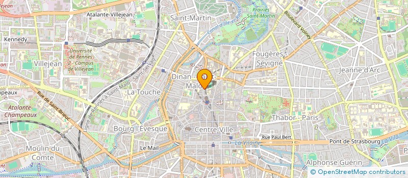 localisation de l'entreprise LA MALOUINE  RENNES