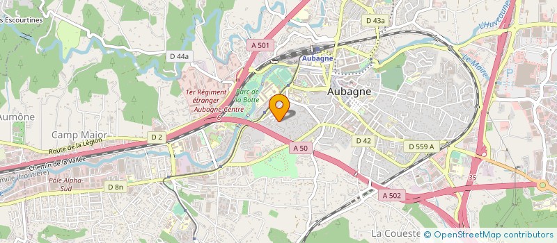 localisation de l'entreprise LA MALOUINE à AUBAGNE