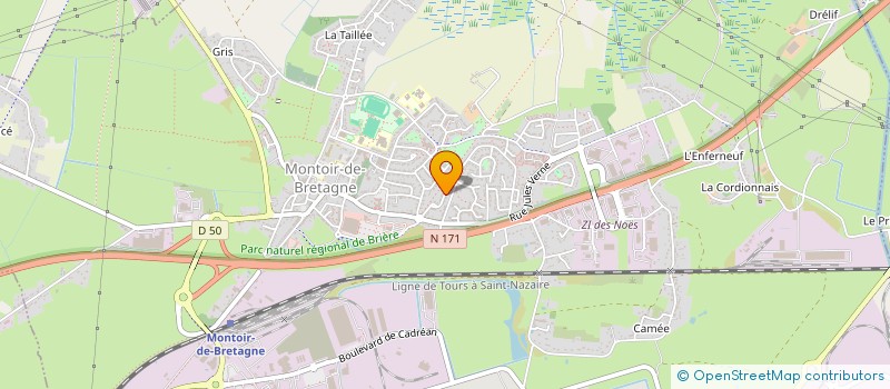 localisation de l'entreprise LA MALOUINE  SAINT-MALO-DE-GUERSAC