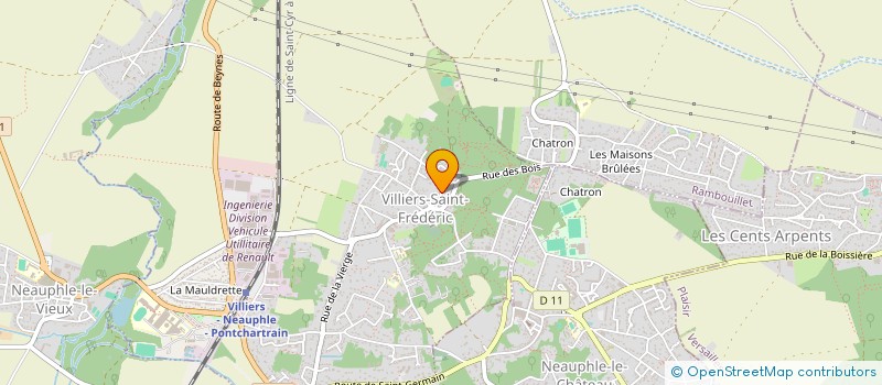 localisation de l'entreprise LA MALOUINE  VILLIERS-SAINT-FREDERIC