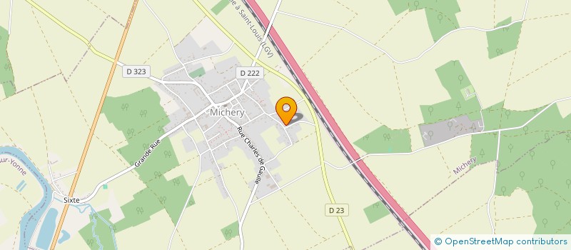 localisation de l'entreprise LA MALOUINE  MICHERY