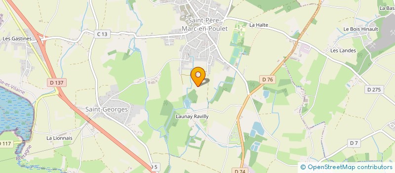 localisation de l'entreprise LA MALOUINIERE DES LONGCHAMPS  SAINT-JOUAN-DES-GUERETS